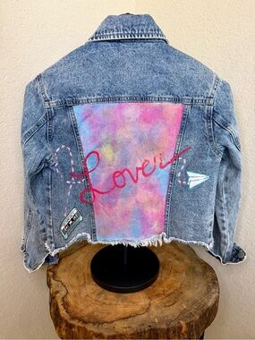 Custom Taylor Swift Inspired franki by francescas Denim Jacket Girls Size 12